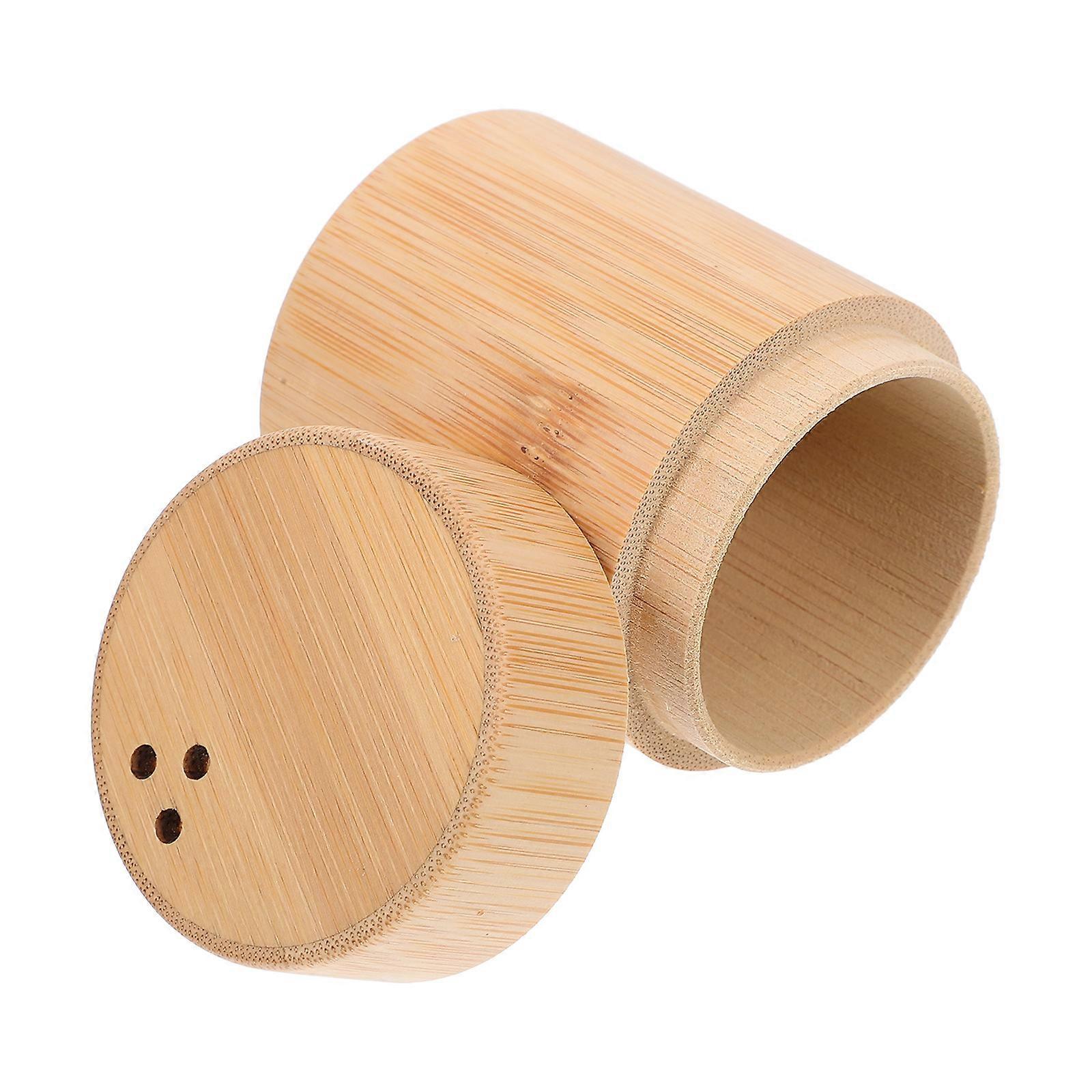 Toothpick Holder Bamboo Toothpick Container for Storage One Set