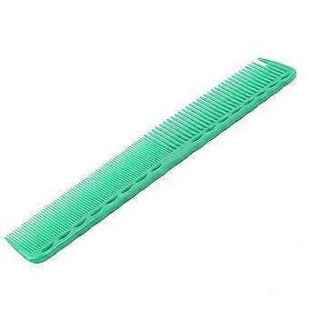 Haarkam met dubbele tanden, hittebestendig plastic voor het nauwkeurig verdelen van het haar in secties, geschikt voor salon en thuisgebruik. Groen.