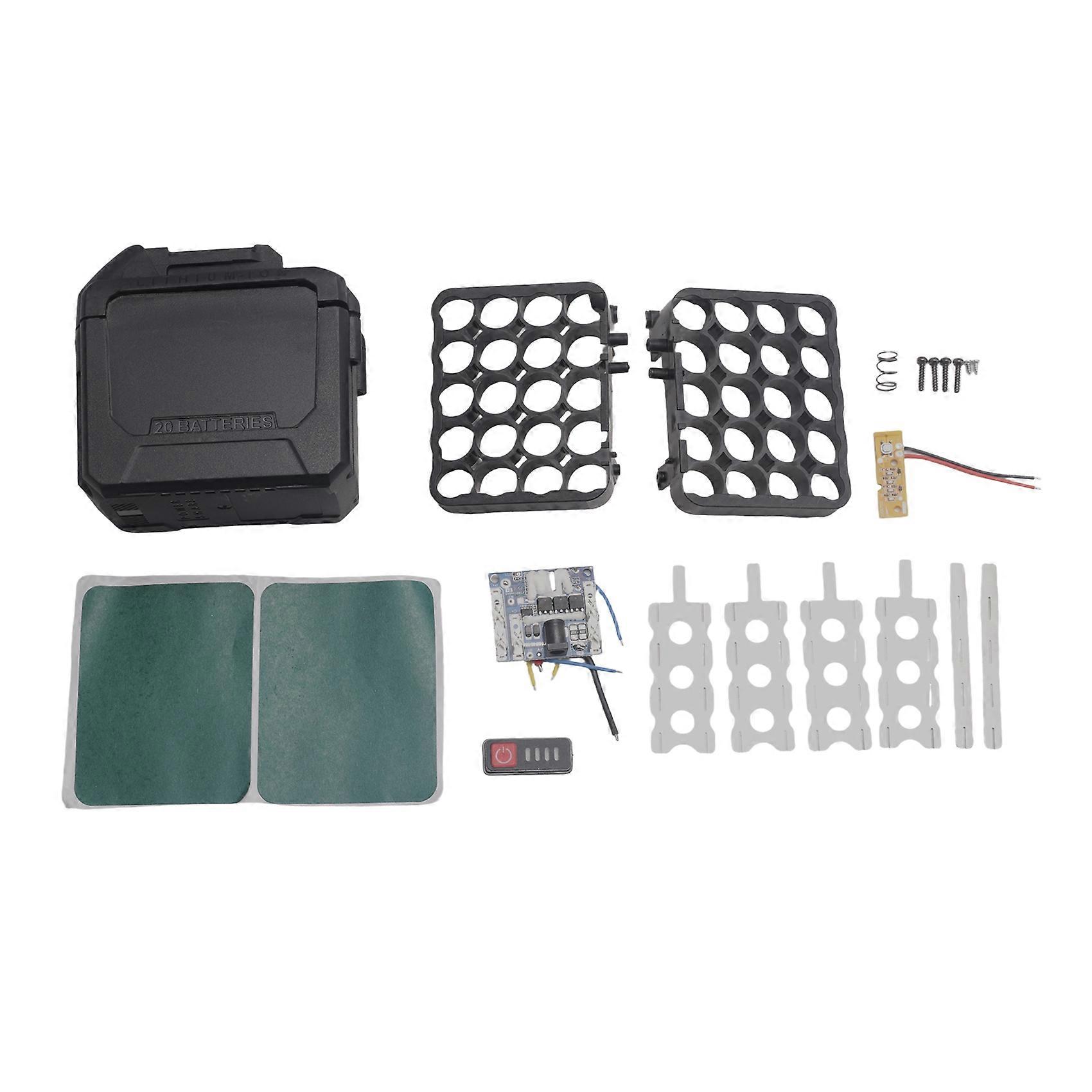 For -Battery Case Storage Box Shell PCB Charging Board,20 Cores