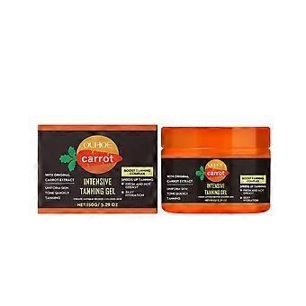 Ouhoe Carrot Tanning Gel Hydrating, Lightweight, Easily Absorbed, Nourishes And Protects The Skin, Bronze Tanning Gel