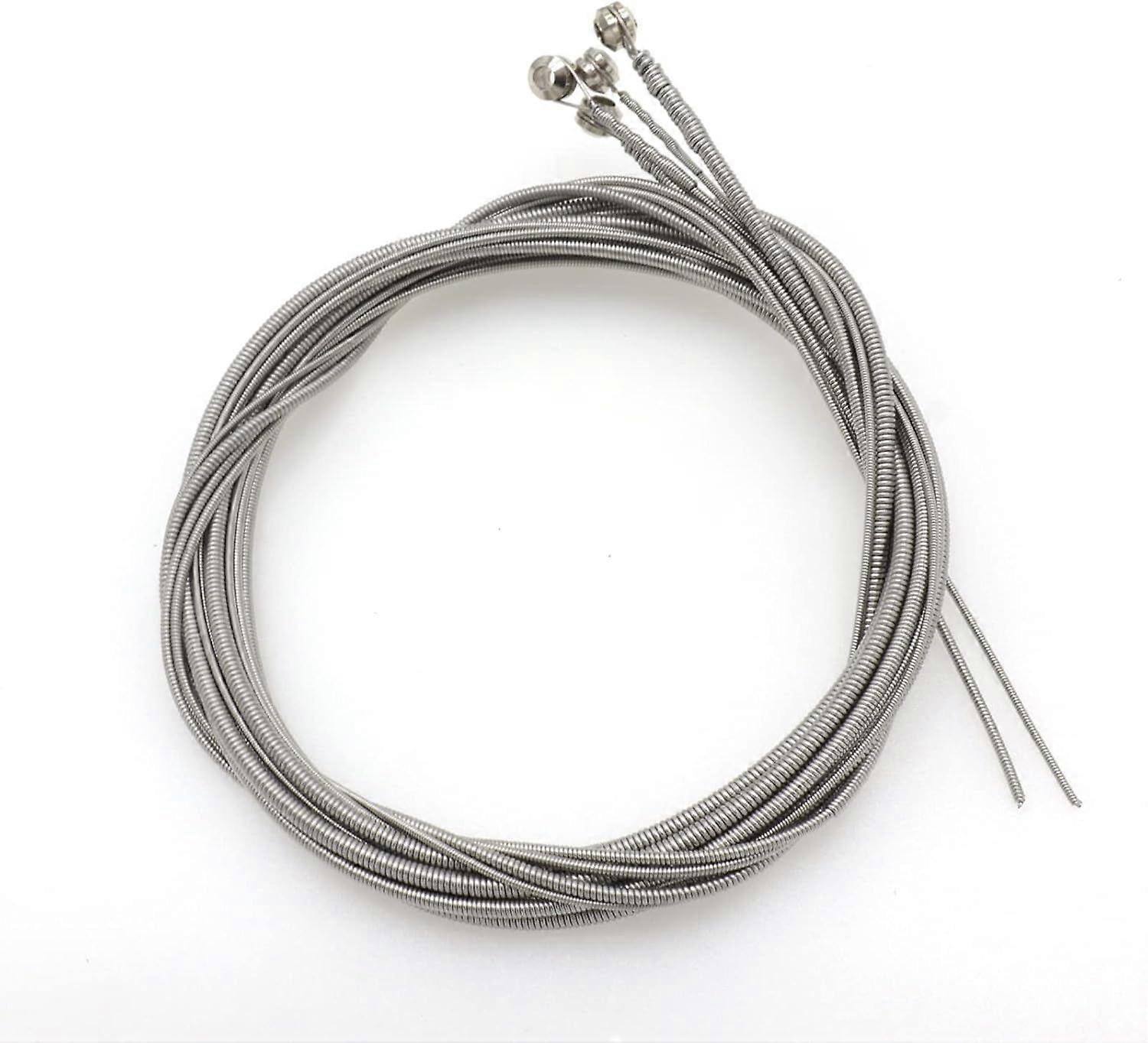 Stainless Steel 4-String Bass Strings Replacement Set - Upgrade Your