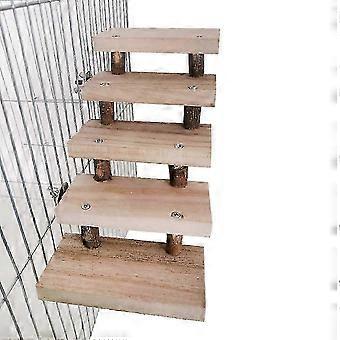 SHYV-Kleintier-Holzleiterplattform Käfigleiter Meerschweinchen-Lebensraum Kletterspielzeug