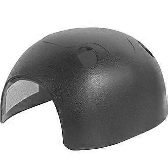 Doublure de protection ventilée pour casquette de baseball, idéale pour l'usinage et la moto, en ABS noir (1 pièce).