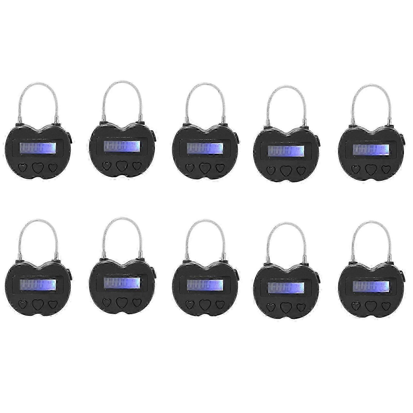 20X Smart Time Lock | LCD Display | Multifunction Travel Electronic Timer | Waterproof USB Charging