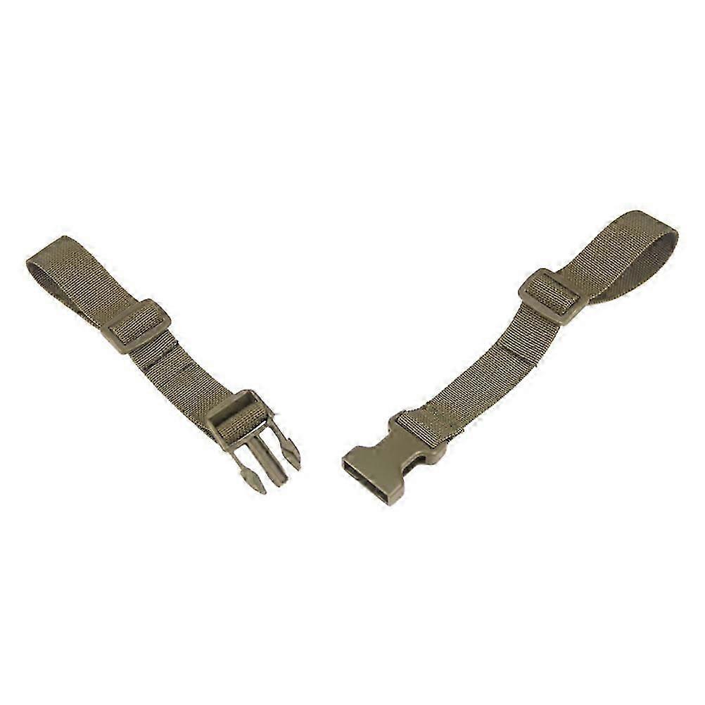 Adjustable Backpack Straps Quick Release Chest Belts for Backpack 2Pcs in Olive Green