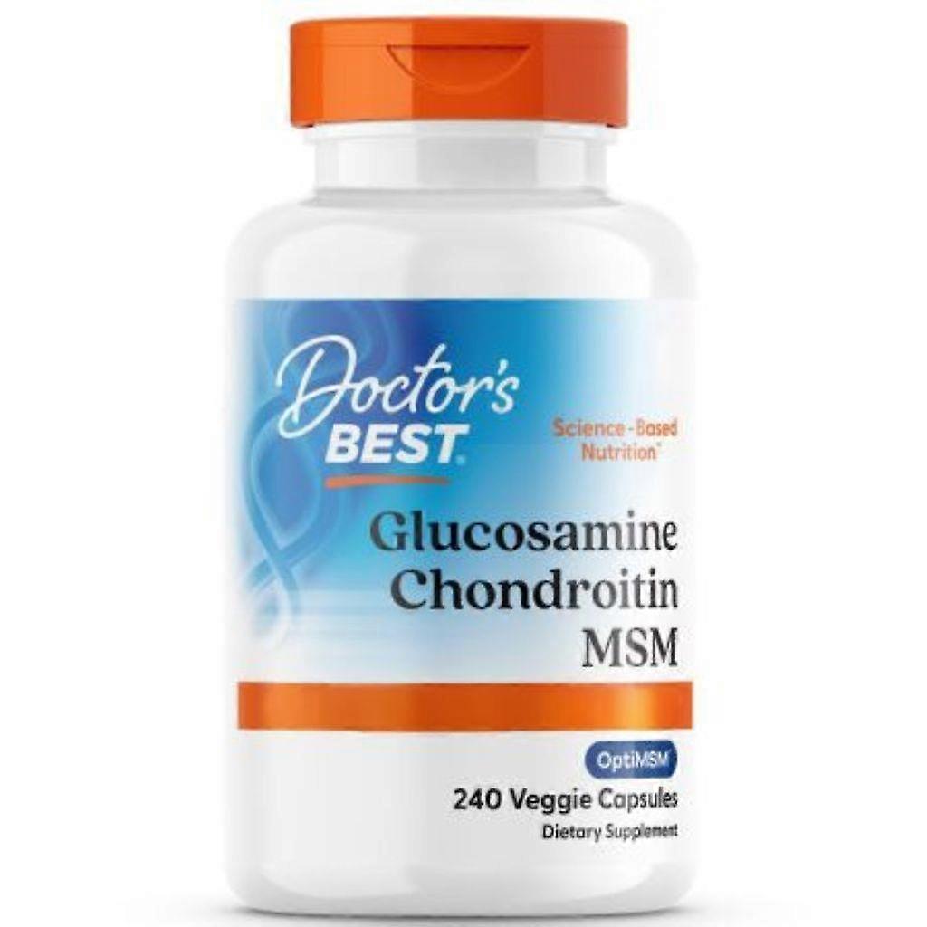 Doctor's Best Glucosamine Chondroitin MSM with OptiMSM Capsules 240