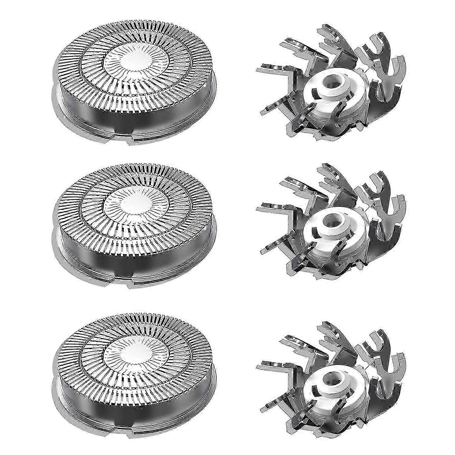 Replacement Heads compatible with Electric Shavers,waterproof Replacement Blades,3-pack Banmo