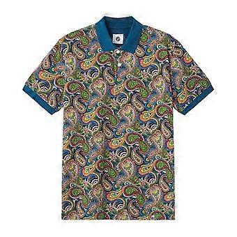 Pretty Green Mens House Paisley Polo Shirt