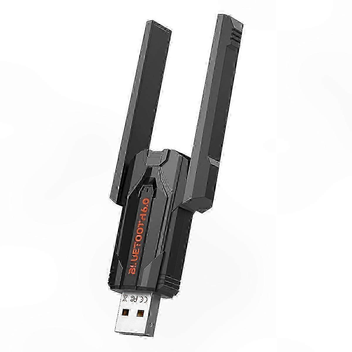Wireless Bluetooth 6.0 USB Adapter for PCs and Laptops
