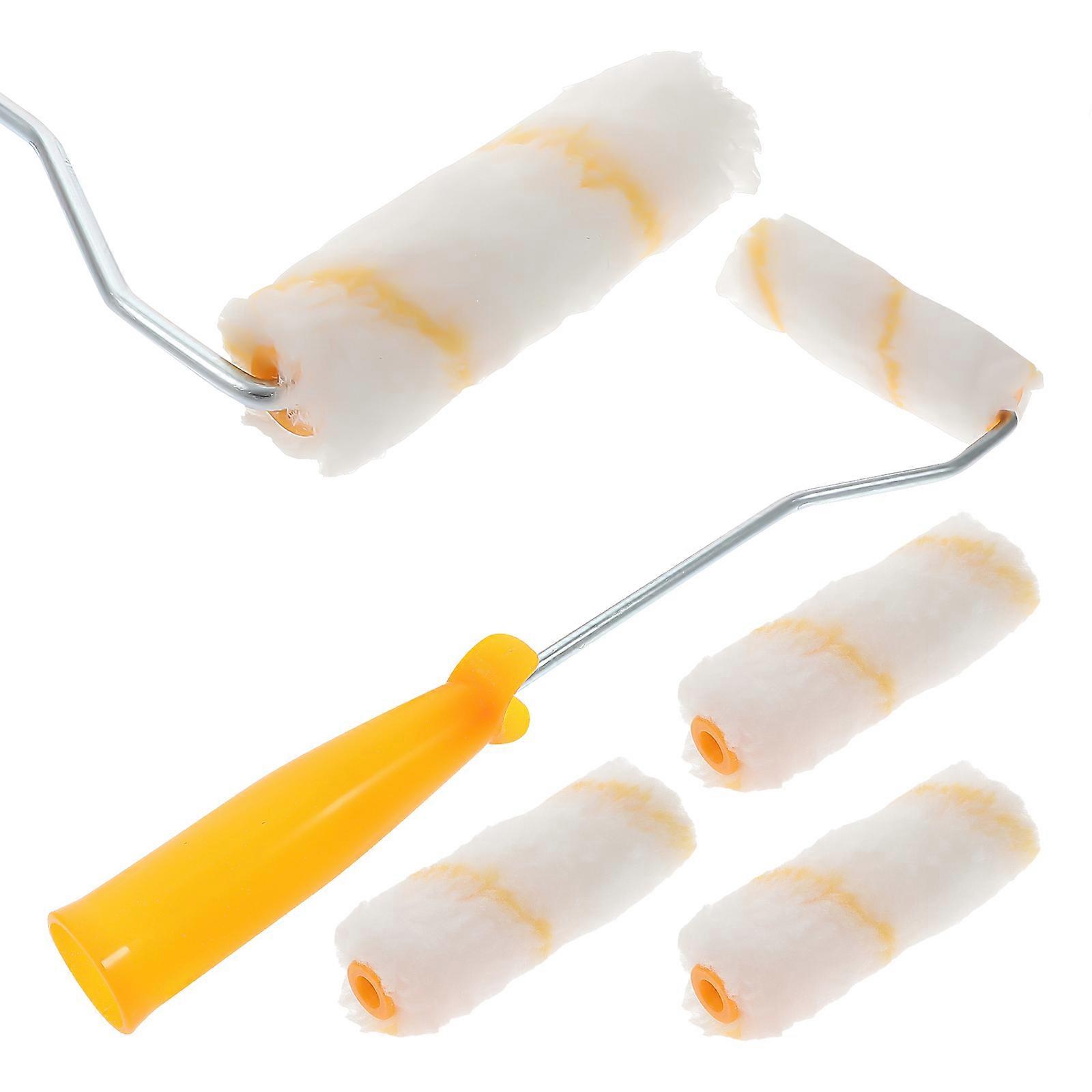 4 polegadas Mural Paint Paint Paint Roller Paint Naps Wall Paint Roller Pincéis de Pintura Interior Wallpaper Paint Roller