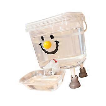 Small Dog and Cats Drinking Fountain With Auto Fill Technology Ensures Freshing Water Supply for Outdoor Indoor Watering Multicolor