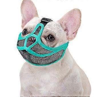Adjustable Dog Muzzle with Breathing Mesh - Prevents Biting, Chewing & Barking