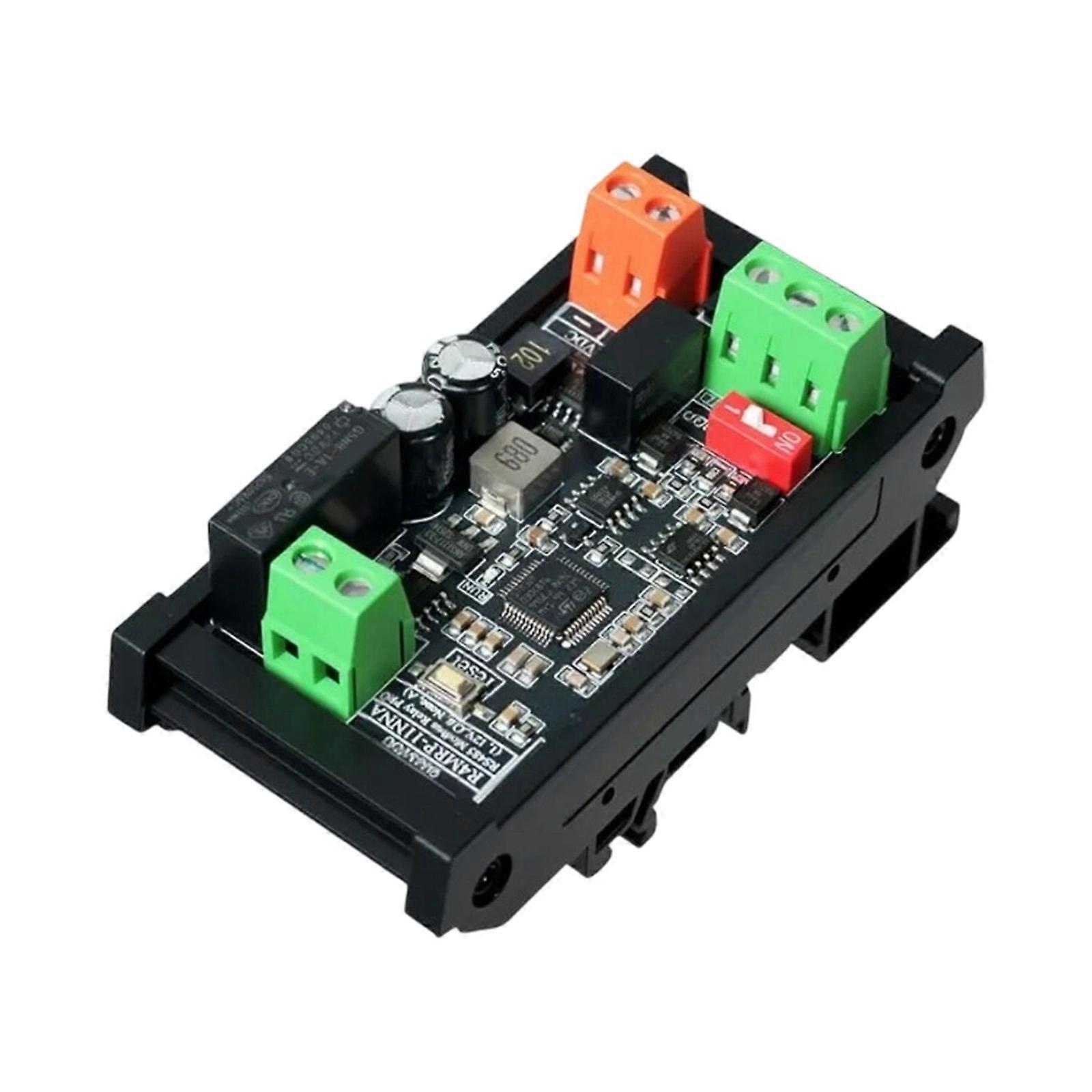 RS485 Relays Module For Industrial Use With STM32F030C8T6 And Change For Reliable Switching Multicolor