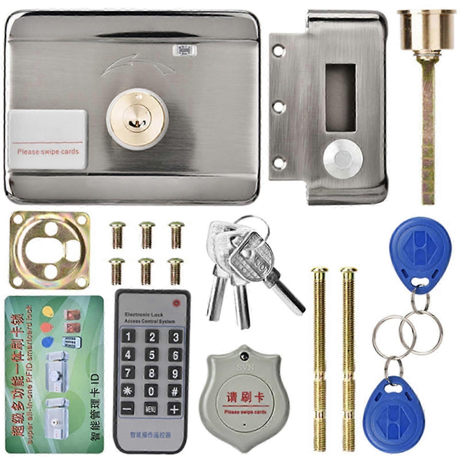 Electronic Access Intelligent System ID Double Head 12V Door Lock