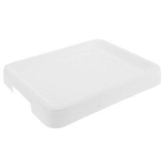 Toilettentrainingshilfe für Kaninchen, 4er-Pack, weiße, große Kunststoff-Katzentoilette