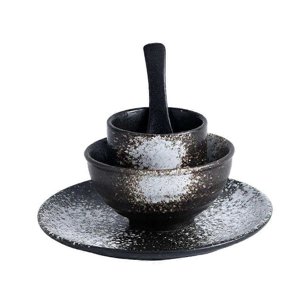 Delicate Ceramic Bowl Set for Multi-Function Tea Cup with Ceramic Spoon