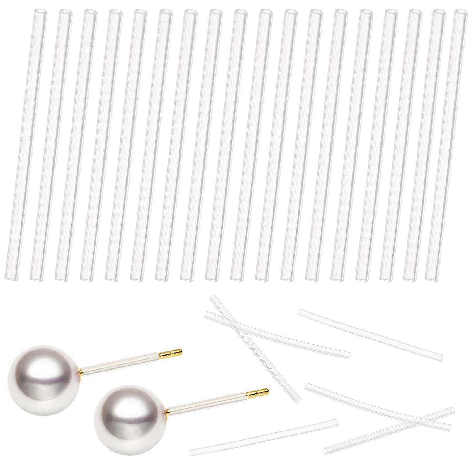 50pcs Anti-sensitive Earring Protector Earring Sleeves for Sensitive Ears