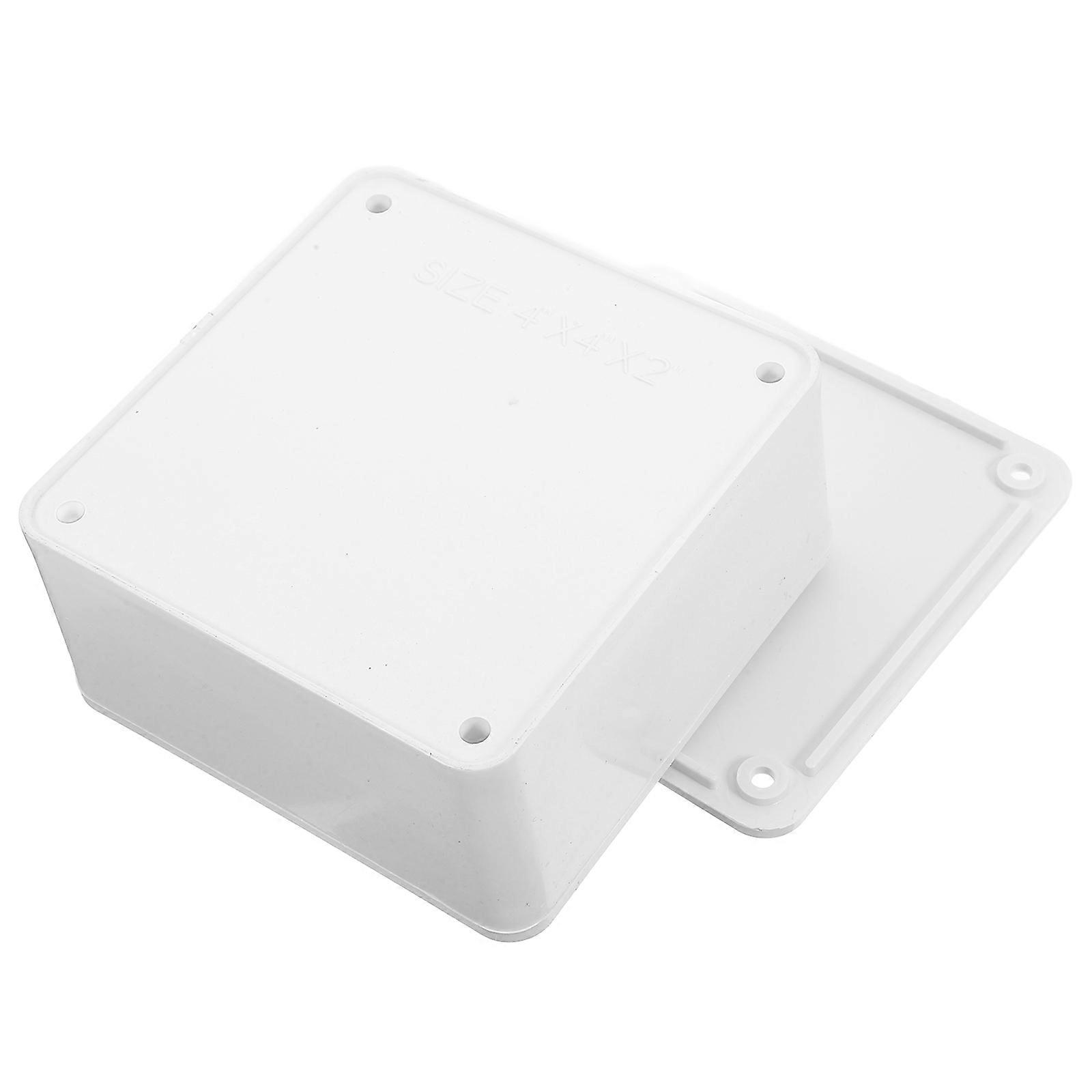 PVC Junction Box Plastic Electrical Storage Box for Indoor Use