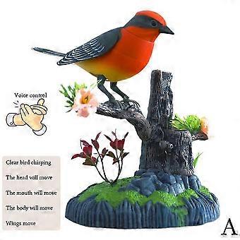 2026 season Electric Birds Voice Control Parrots Office Decor Gift Sensor Simulating