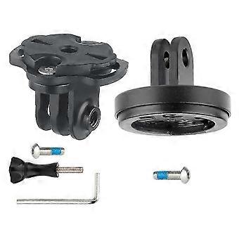 Bike Computer Bracket Adaptor Kit compatible with Garmin XOSS IGPS Aluminum Alloy Quick Release Bracket 3Plug M 2Plug F GM