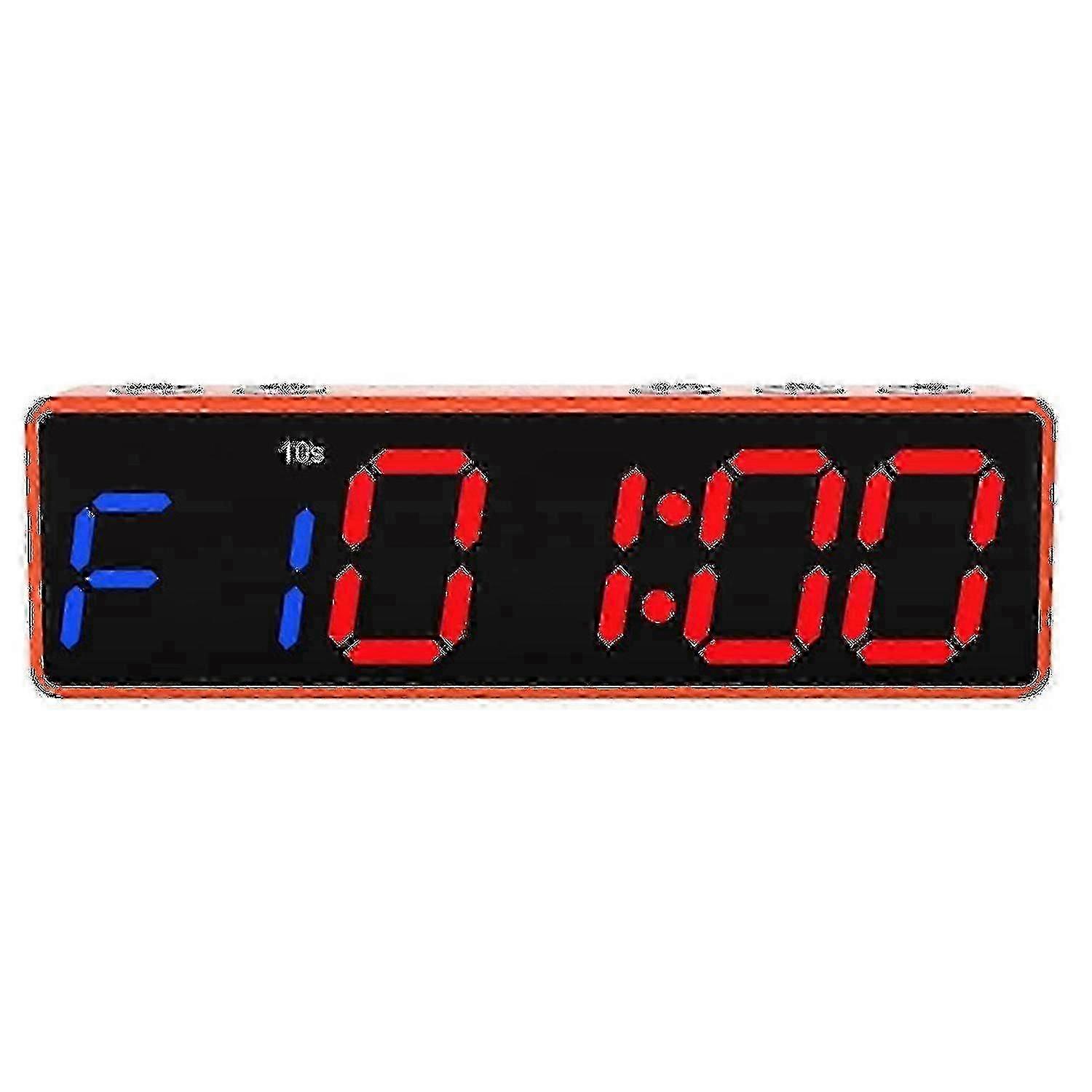Interval Training Timer compatible with Gym Workouts Count Up and Down Stopwatch Clock
