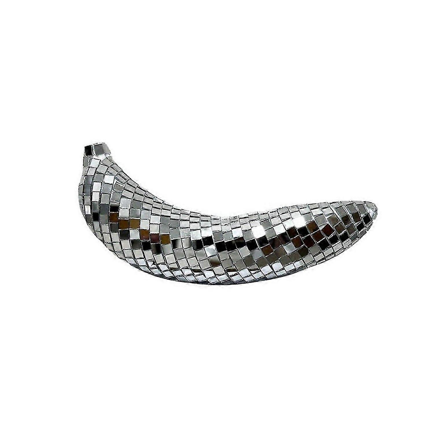 Stage Rotating Disco Fruit Decoration Accessories Silver