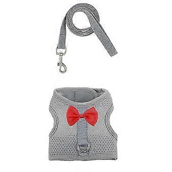 Bunny Small Pet Harness Leash Set Escape-Proof Adjustable Soft Breathable Mesh Vest