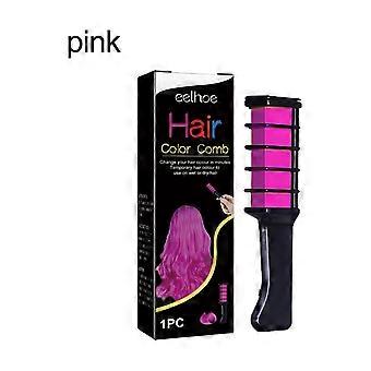 Tijdelijke haarkam haar gemakkelijk te veranderen haarkleur massage hoofdhuid haarkam roze