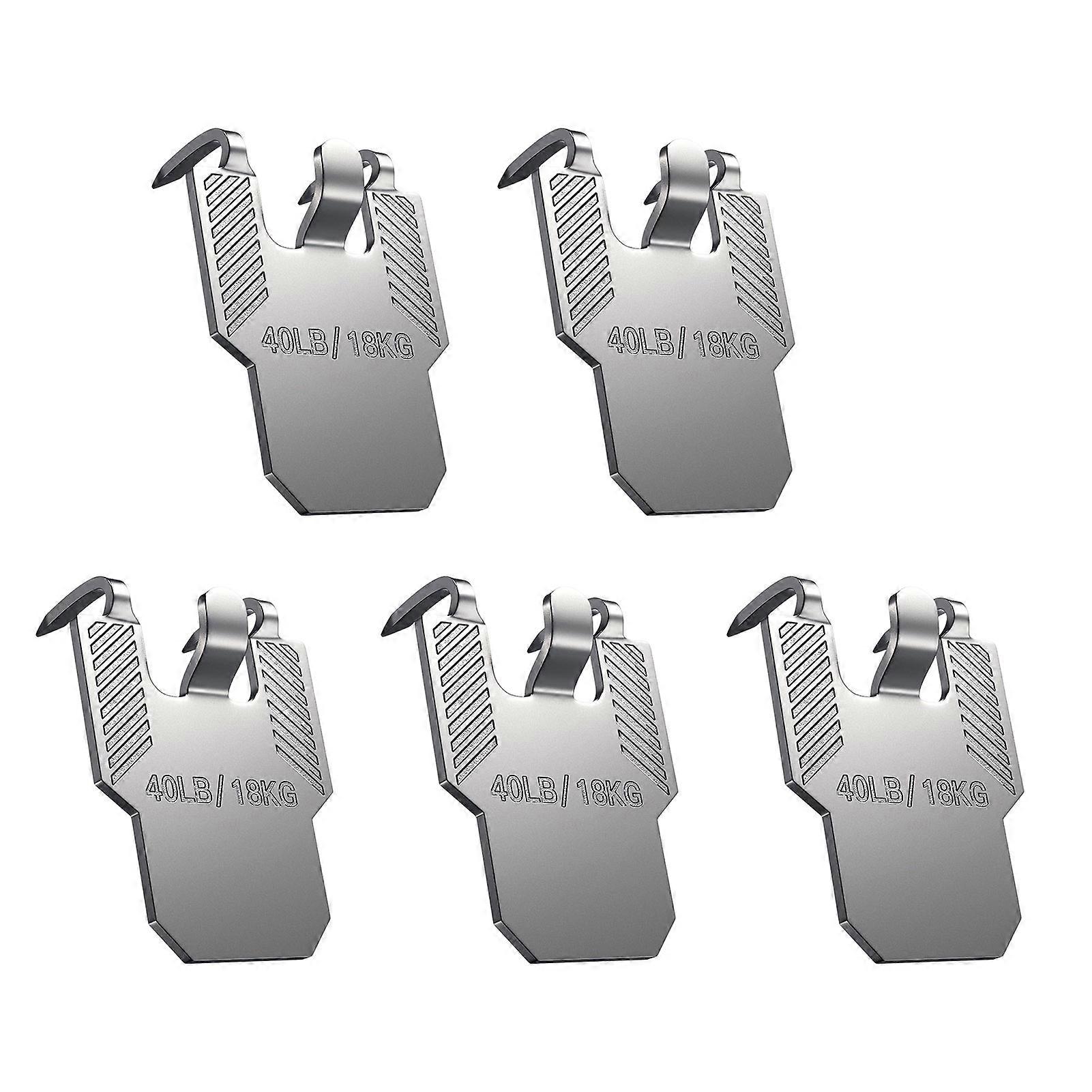 5 Pack Drywall Picture Hooks with 40lbs Load for Frames and Mirrors
