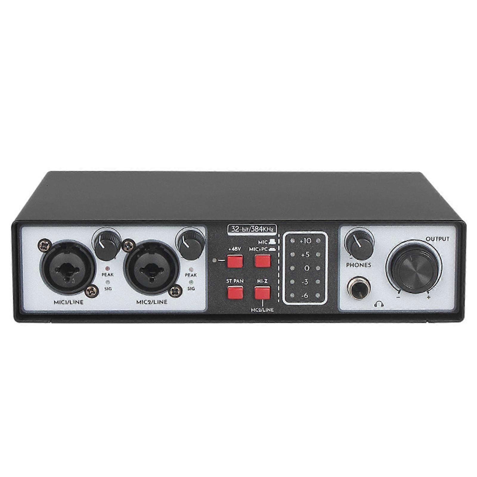 USB Audio Interface 32-bit/384 kHz Audio Interface with Type-Small USB Mixing