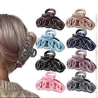 KINZON Canitor hair clips for fine hair, set of 8, claw-shaped hair clips for fine hair, medium banana clips, non-slip hair clips, French style.SSZFV