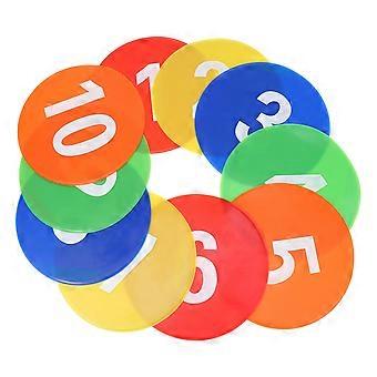 Soccer Training Signs Spot Markers for Training Use 1Set Durable PVC