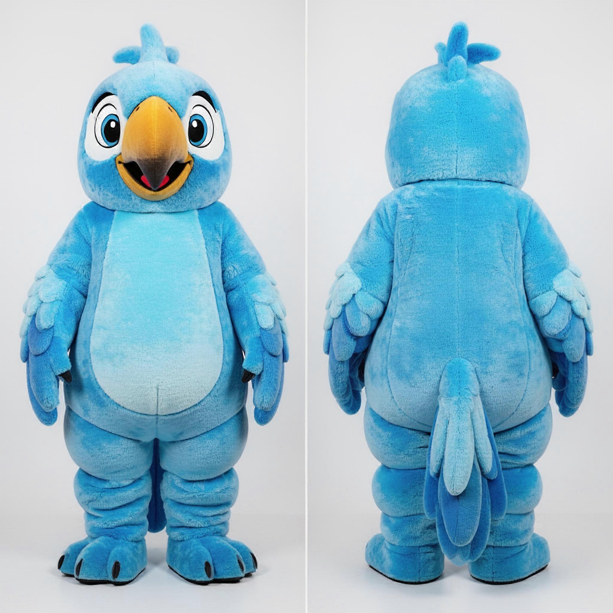 MASTICOT Sky Blue Plush Macaw Mascot