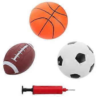 Inflatable Basketball Toys Set for Playing with Pump 1Set Balls