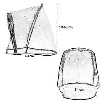 Black Friday Deals Pawhut Dog Stroller Rain Cover W/ Rear Entry, Cover, For Dog Pram_FC10 Happy H