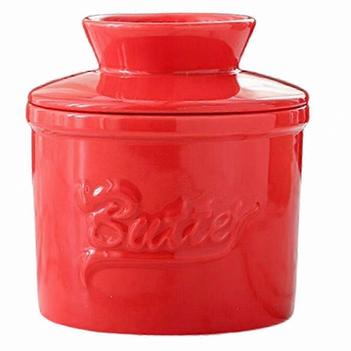 Glossy Ceramic Butter Keeper