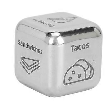Compact Stainless Steel Food Choice Dice