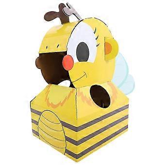 Spielzeug-Papierbox-Flugzeug für Kinder, tragbares Pappspielzeug, 1 Set, Spielzeit, Neu 2026