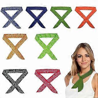 Cooling Scarf 8-Pack, Cold Feeling Neck Wrap for Running, Cycling, and Outdoor Sports