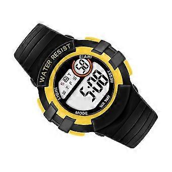 Digitale Kinderarmbanduhr, wasserdichte TPU-Sportuhr mit Datumsanzeige, Alarm, Stoppuhr, verstellbarem Armband für Jungen und Mädchen, wasserdicht bis 50 m, 1 Stück