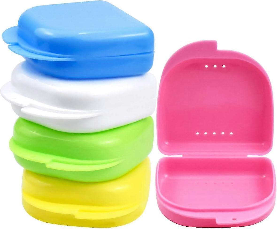 Ventilated Snap-Lid Denture Storage Case