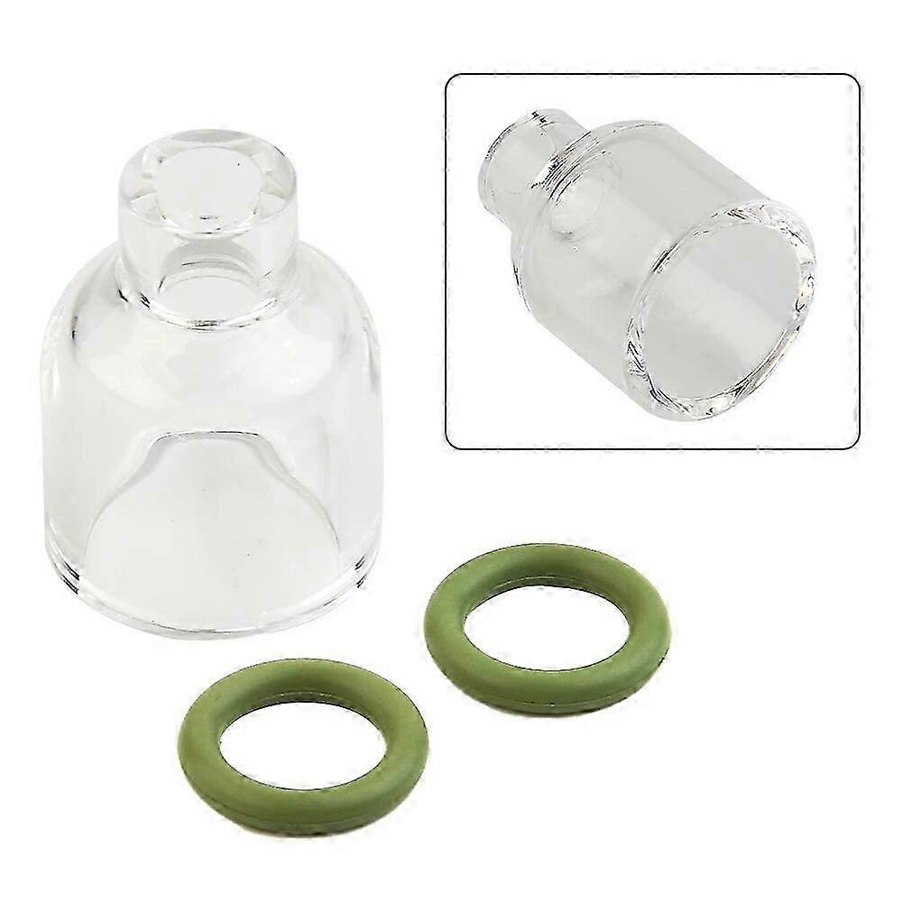 TIG Transparent Visualize Glass Cup Nozzle compatible with WP9/17/18/20/26 Consumables Replaceable Part Tool Accessories