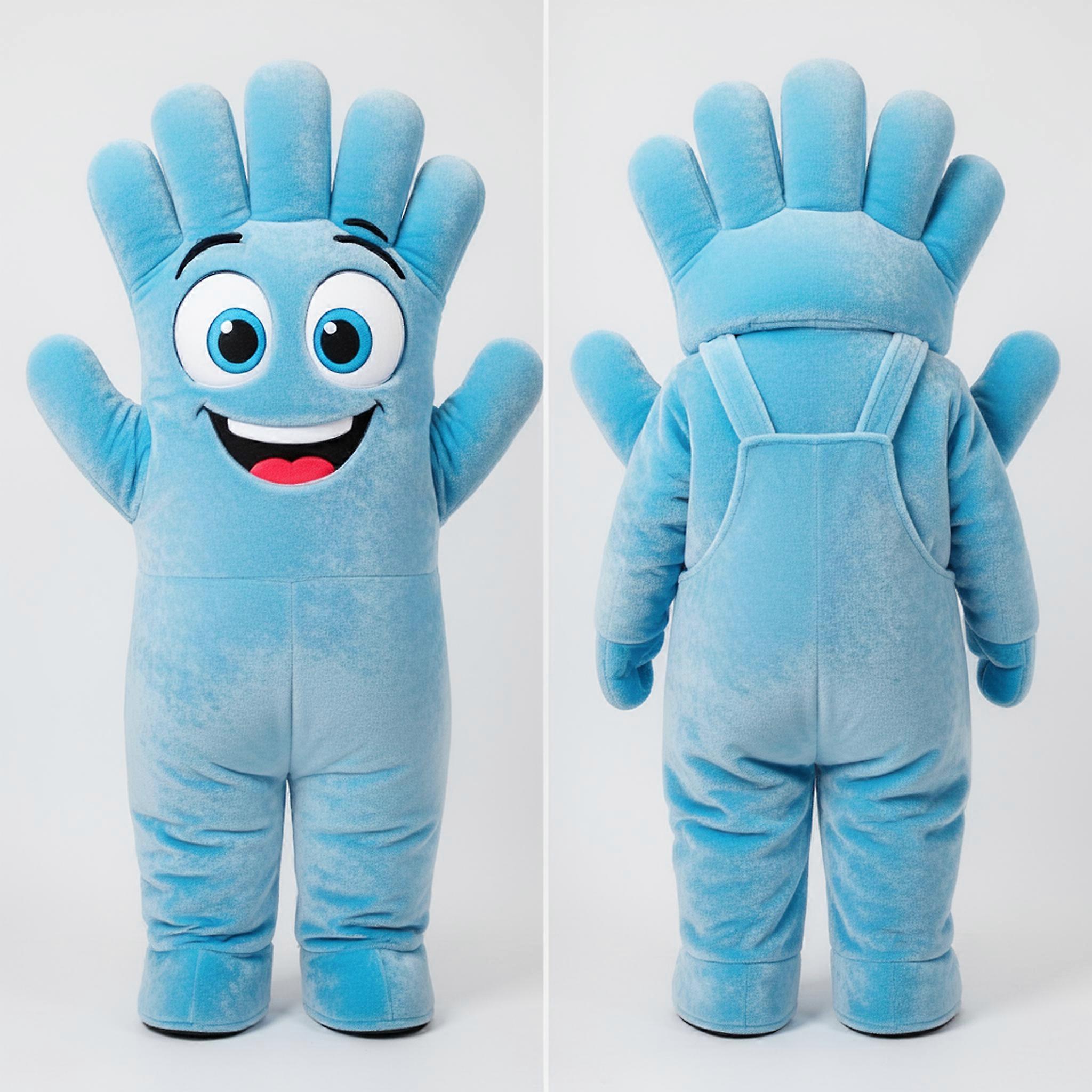 MASTICOT Sky Blue Padded Baseball Glove Mascot