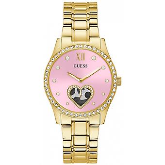 Guess be loved Quartz Analog Women's Watch with Stainless Steel Bracelet GW0380L2