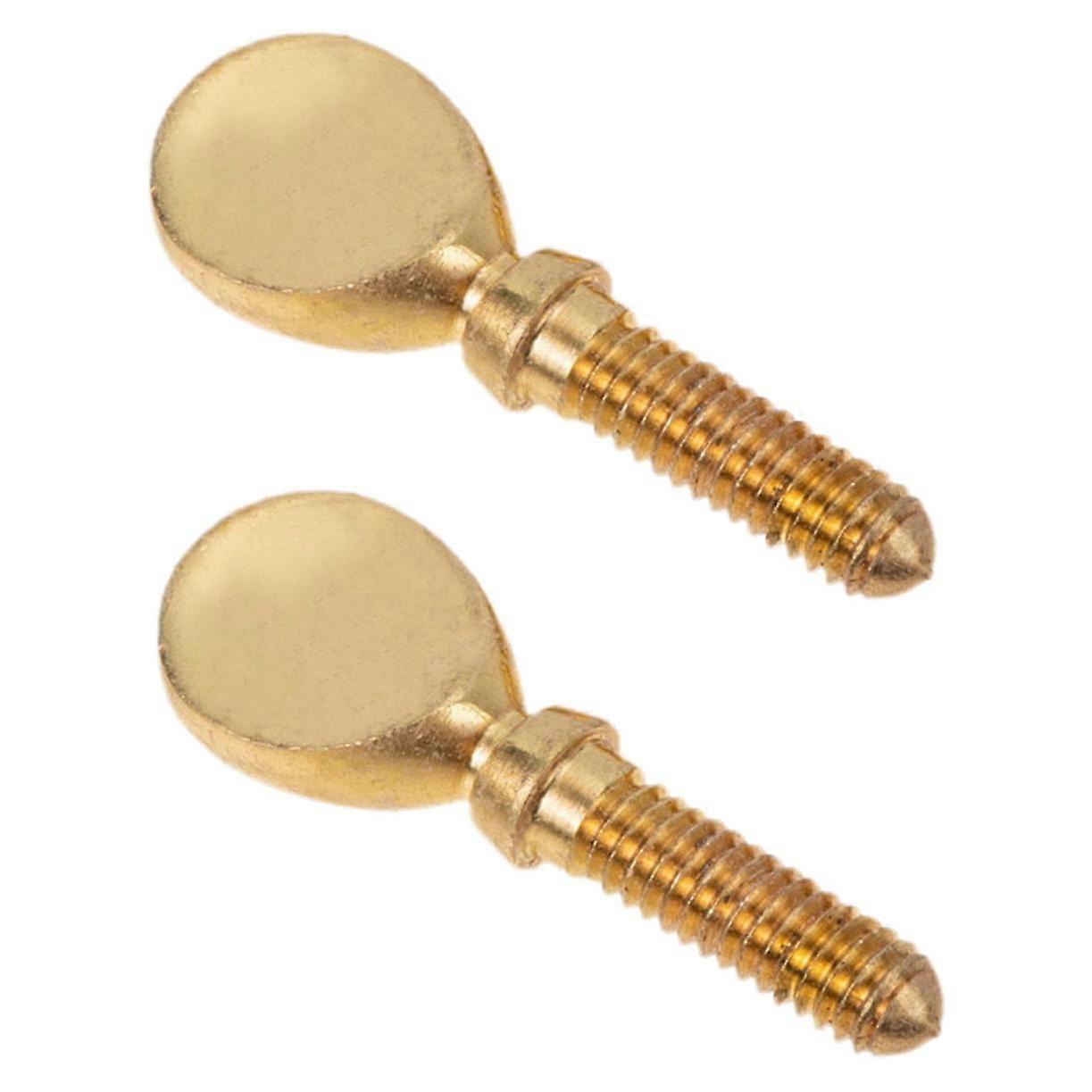 Saxophone Neck Screw Set Solid Brass Secure Neck Joint Quick Replacement for Alto Tenor Soprano