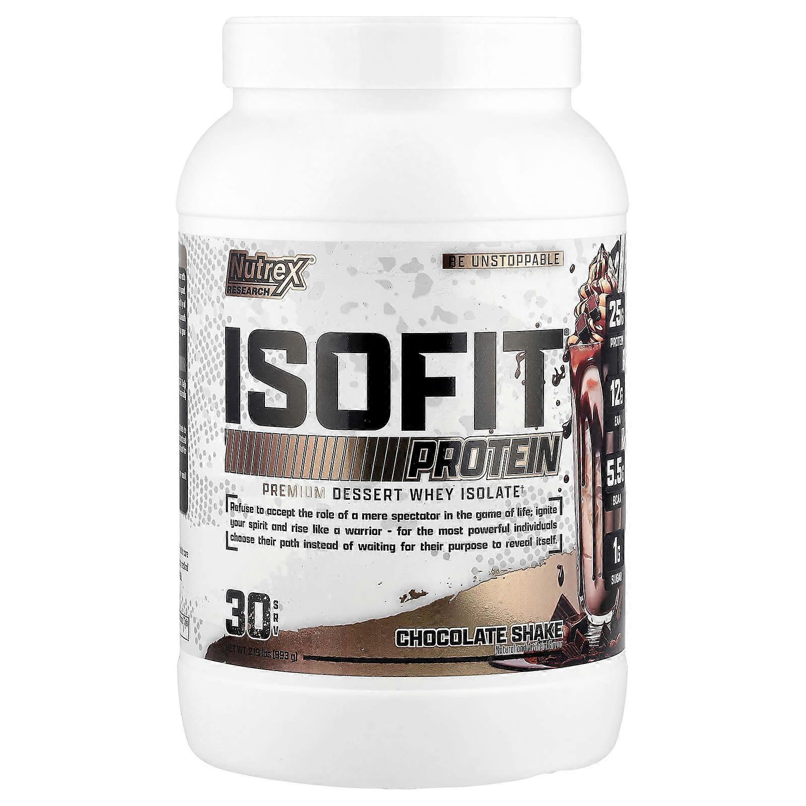 Nutrex Research, IsoFit, Chocolate Shake, 2.2 lb (993 g)