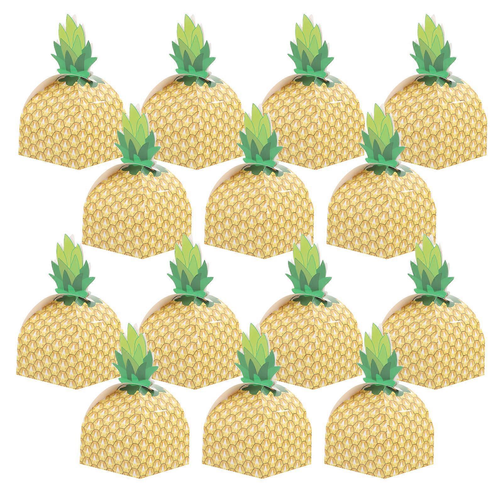 Pineapple Candy Boxes Paper Candy Boxes compatible with Celebration 20Pcs