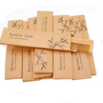 Bamboo Comb Travel Size Natural Bamboo Hair Comb for Gentle Detangling and Salon Bulk Pack 50