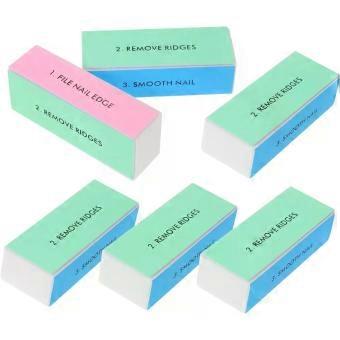 10 Pack 4 Way Nail Buffer Block Sponge Sandpaper for Natural Nails