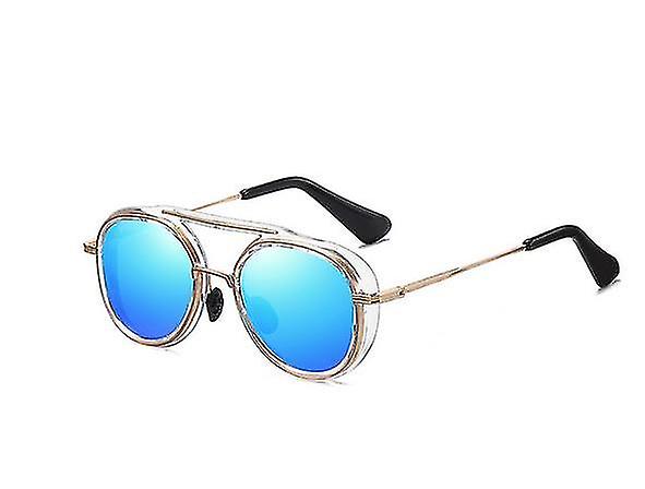 Polarized Sunglasses Colorful Two Tone Glasses Metal Sunglasses For Men And Women